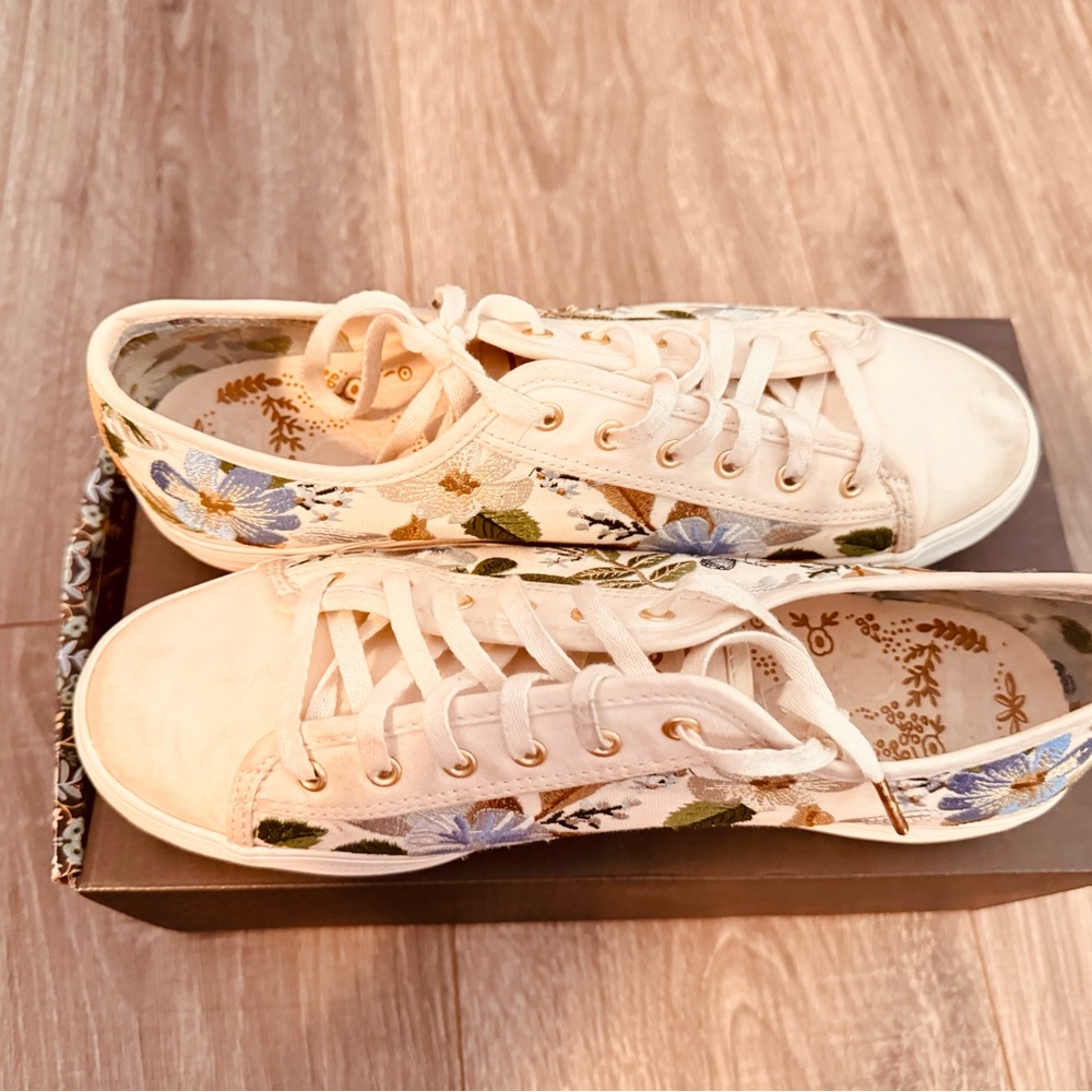 Keds x Rifle Paper Co. Shoes Floral Embroidered Women's Sneakers